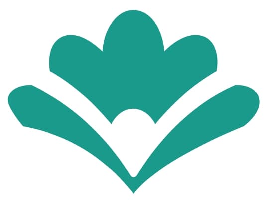 Decorative teal icon